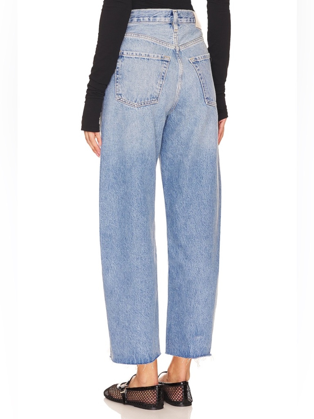 NEW Citizens Of Humanity Ayla Barrel Leg Crop Raw Hem in Sodapop Womens Size 26‎ - Picture 6 of 13